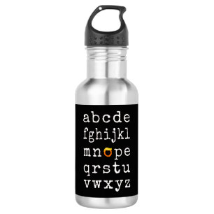 Anti-Trump alfabet - Nope V Waterfles