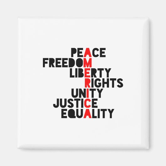 Anti-Trump Amerika Betekenis1 Magneet (Voorkant)