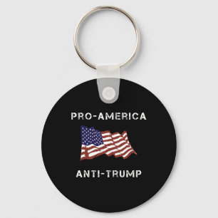 Anti-Trump Amerikaanse vlag Sleutelhanger