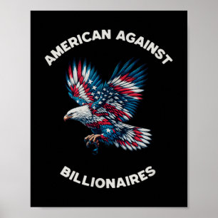 Anti-Trump Anti-miljardair Poster