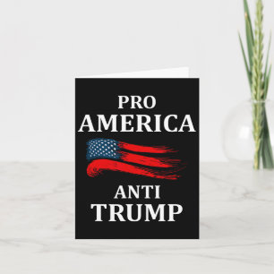 Anti-Trump Anti Trump 2024 Amerikaanse vlag Kaart