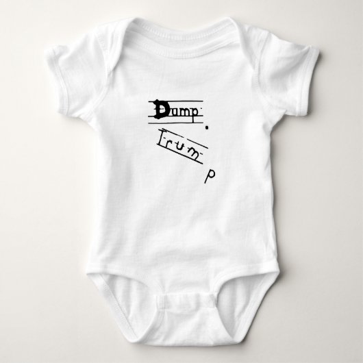 Anti-Trump babykleding Romper (Voorkant)