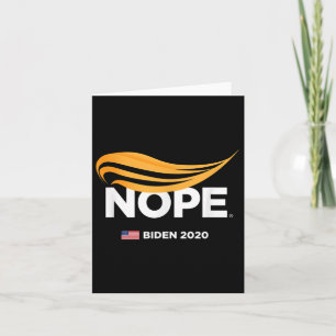 Anti-Trump, Biden 2020, Trump Nope, Kaart