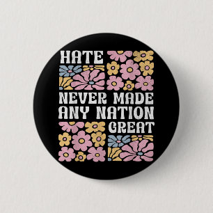 Anti Trump Bloem Vlinders Democraat President L Ronde Button 5,7 Cm