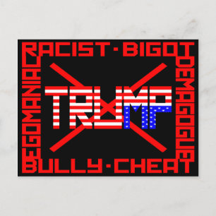 Anti Trump Briefkaart