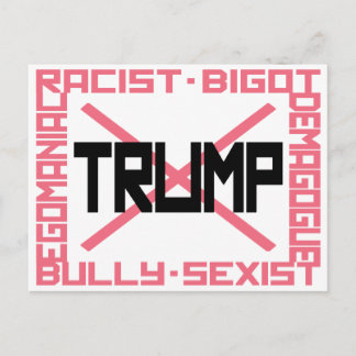 Anti-Trump-Briefkaart Briefkaart