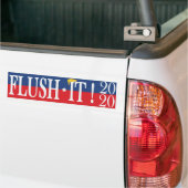 Anti Trump bumper 2020 Spoel het! Bumpersticker (Op Truck)