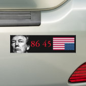 Anti Trump Bumpersticker (Op auto)