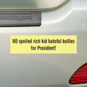 Anti Trump Bumpersticker (Op auto)
