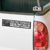 Anti Trump Bumpersticker (Op Truck)