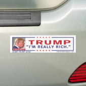 Anti-Trump-Bumpersticker Bumpersticker (Op auto)