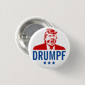 Anti-Trump-Button: "DRUMPF" Ronde Button 3,2 Cm (Voorkant /achterkant)