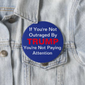 Anti-Trump-Button Ronde Button 4,0 Cm (In situ)
