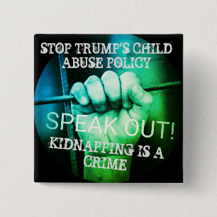 Anti-Trump-Button Vierkante Button 5,1 Cm