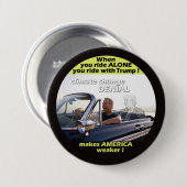 Anti-Trump Climate Denial Ronde Button 7,6 Cm (Voorkant /achterkant)
