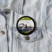 Anti-Trump Climate Denial Ronde Button 7,6 Cm (In situ)