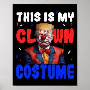 Anti Trump Clown Pak Grappige Halloween President Poster