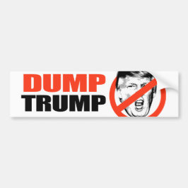 ANTI-TRUMP - DUMP TRUMP - BUMPERSTICKER