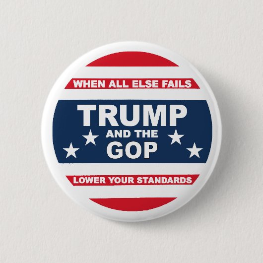 Anti-trump en anti-GOP Ronde Button 5,7 Cm (Voorkant)