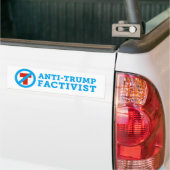 Anti-Trump FACTivist Bumpersticker (Op Truck)
