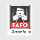 Anti-Trump FAFO Sticker (Vel)