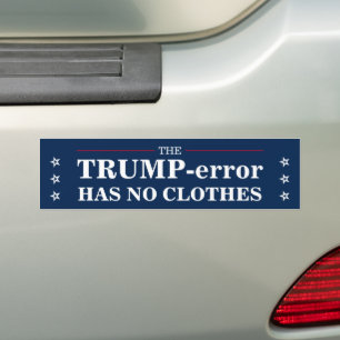 Anti-Trump-fout heeft geen kleren Stemming ProBide Bumpersticker