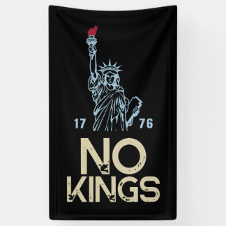 Anti Trump Geen Koningen Protest Citaten Spandoek