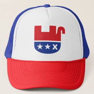 Anti Trump GOP Republikeinse Dode Olifant Trucker Pet