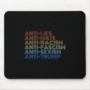 Anti Trump Haat Leugens Racisme Fascisme Isme Weer Muismat