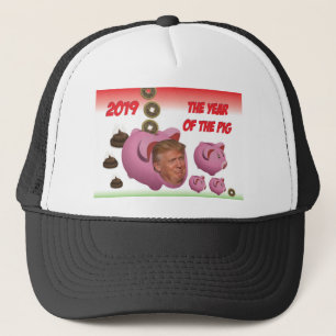 Anti Trump, - Het jaar van de varkens - 2019, Trucker Pet