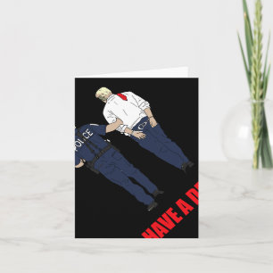 Anti Trump Ik heb een droom Politie arrestatie Tru Kaart