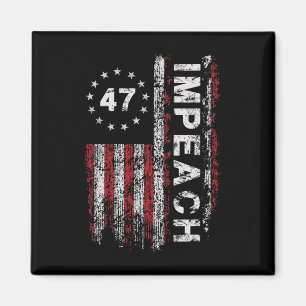 Anti Trump Impeach 47 Trump 47e President Vs Vlag Magneet