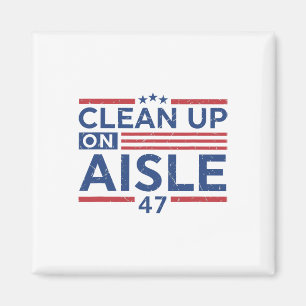 Anti Trump Impeach 47 Trump 47e President VS Vlag Magneet