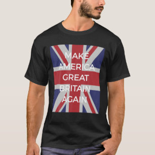 Anti Trump maakt Amerika weer Groot-Brittannië te T-shirt