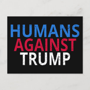 Anti-Trump - Mensen tegen Trump Briefkaart