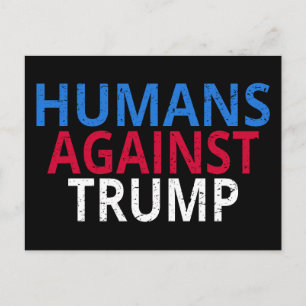 Anti-Trump - Mensen tegen Trump Briefkaart
