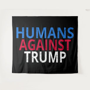 Anti-Trump - Mensen tegen Trump Wandkleed