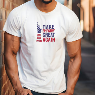 Anti-Trump merch protest vlag blauw rood T-shirt
