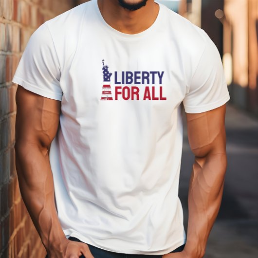 Anti-Trump merch protest vlag blauw rood T-shirt