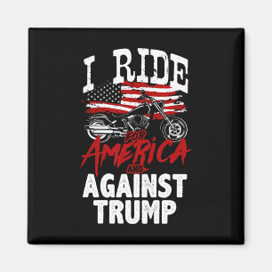 Anti Trump-motorrijder pro-democratie verzet tegen Magneet
