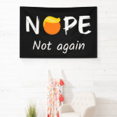 Anti-Trump - Nee, niet weer II Spandoek (Insitu)