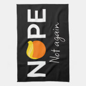 Anti-Trump - Nee, niet weer ik Theedoek (Verticaal)