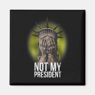 Anti Trump niet mijn President Teeshirt Weerstaan Magneet