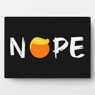 Anti-Trump - Nope Editie II Fotoplaat
