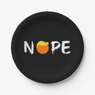 Anti-Trump - Nope Editie II Papieren Bordje