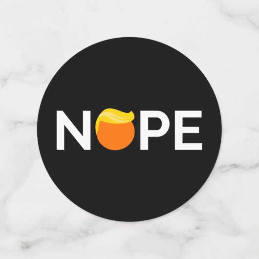 Anti-Trump - Nope Edition Confetti (Medium achterkant)