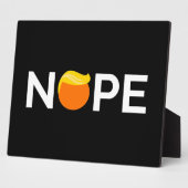 Anti-Trump - Nope Edition Fotoplaat (Zijkant)