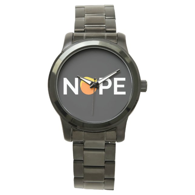 Anti-Trump - Nope Edition Horloge (Voorkant)