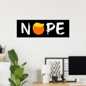 Anti-Trump - Nope Edition II Poster (Thuiskantoor)