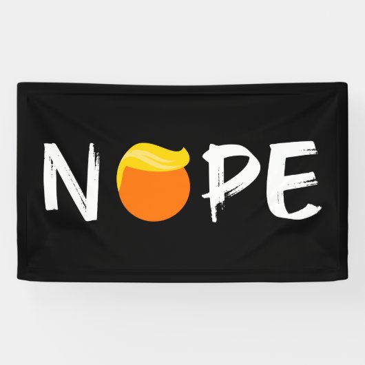 Anti-Trump - Nope Edition II Spandoek (Horizontaal)